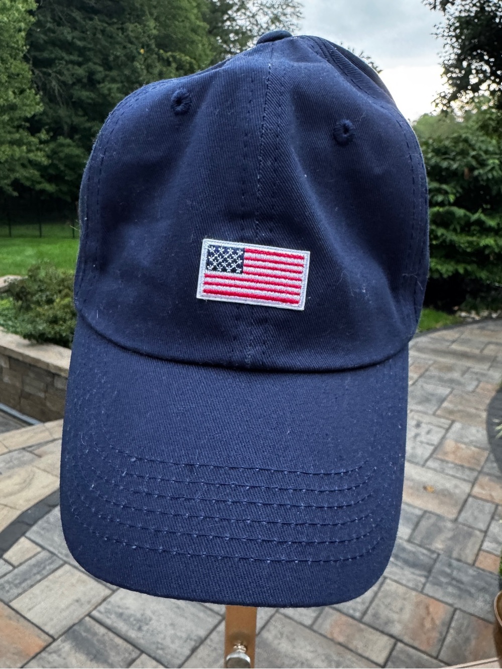 New Chubbies Dad Hat Cap Mens Strapback Golf  All American Flag USA embroidered